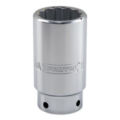 Stanley® Products Tether-Ready Drive Deep Sockets, 1/2 in Drive, 1 5/16 in, 3 1/2 in L, 12 Points, 5342-TT