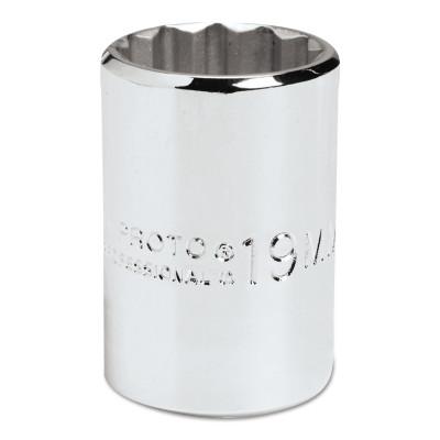 Stanley?? Products Torqueplus Metric Sockets 1/2 in, 1/2 in Drive, 31 mm, 6 Points, 5431MH