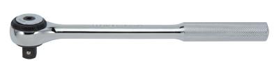Stanley® Products Standard Length Round Head Ratchets, 1/2 in Dr., 9 3/8 in, Full Polish, 5452F