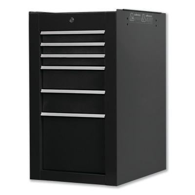 Stanley® Products 550S Series, Side Cabinet, 6-Drawer, Dual Black, 551934-6DB-SC