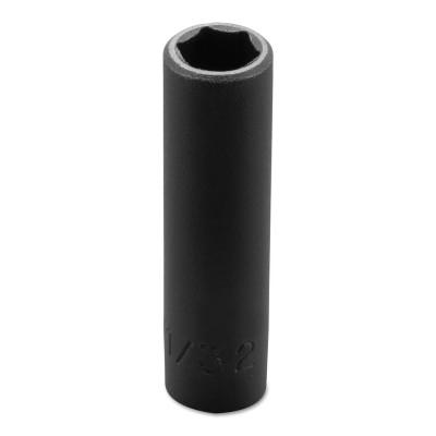 Stanley?? Products Torqueplus Deep Impact Sockets 1/4 in, 1/4 in Drive, 11/32 in, 6 Points, 6511H