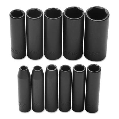 Stanley?? Products Torqueplus Power Magnetic Sockets, 3/8 in Drive, 5/16 in, 6 Points, 7210PF