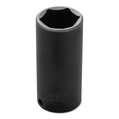 Stanley® Products Torqueplus Metric Deep Impact Sockets 3/8 in, 3/8 in Drive, 23 mm, 6 Points, 7023M