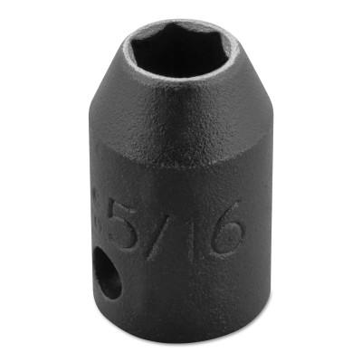 Stanley?? Products Torqueplus Impact Sockets 3/8 in, 3/8" Dr, 5/16 in, 6 Pt, 7210H