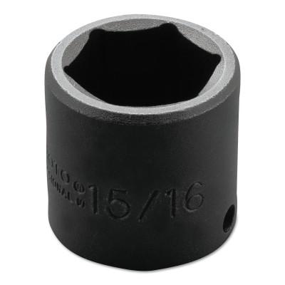 Stanley® Products Torqueplus Impact Sockets 3/8 in, 3/8" Dr, 15/16 in, 6 Pt, 7230H