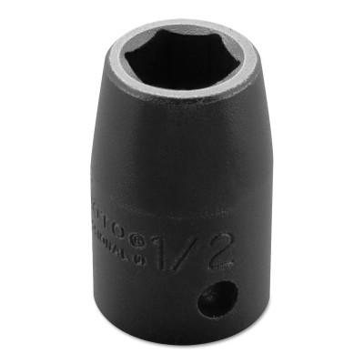 Stanley?? Products Torqueplus Impact Sockets, 1/2 in Drive, 1/2 in Opening, 6 Points, 7416H