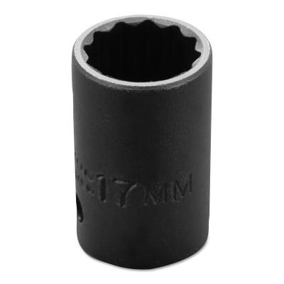 Stanley® Products Torqueplus Metric Impact Sockets 1/2 in, 1/2 in Drive, 17 mm, 12 Points, 7417MT