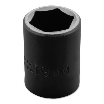 Stanley® Products Torqueplus Metric Impact Sockets 1/2 in, 1/2 in Drive, 19 mm, 6 Points, 7419M