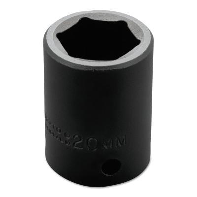 Stanley® Products Torqueplus Metric Impact Sockets 1/2 in, 1/2 in Drive, 20 mm, 6 Points, 7420M