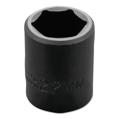 Stanley® Products Torqueplus Metric Impact Sockets 1/2 in, 1/2 in Drive, 22 mm, 6 Points, 7422M