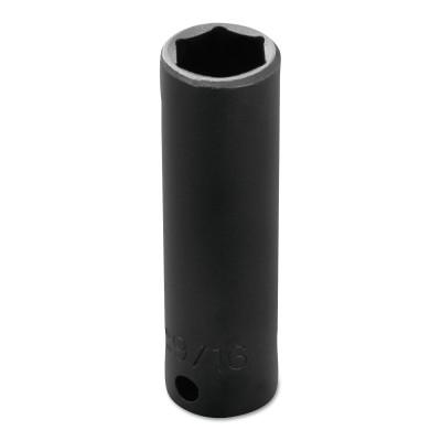 Stanley® Products Torqueplus Deep Impact Sockets , 1 in Drive, 2 7/16 in Opening, 6 Points, 10039L