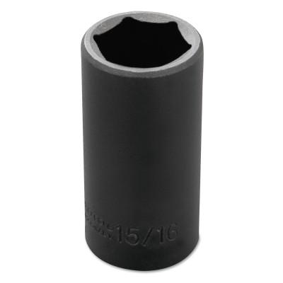 Stanley® Products Torqueplus Deep Impact Sockets , 3/8 in Drive, 15/16 in Opening, 6 Points, 7730H