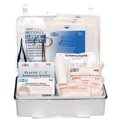 First Aid Only® 25 Person Industrial First Aid Kits, Weatherproof Plastic, Wall Mount, 6084