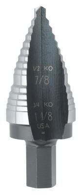 Stanley® Products High Speed Steel Fractional Self-Starting, 7/8 in to 1-1/8 in, 2 Steps, 10239