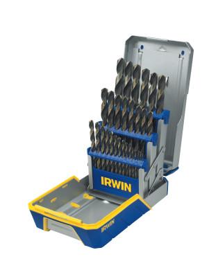 Stanley® Products 29-pc Black and Gold Metal Index Drill Bit Set, 1/16 in to 1/2 in Cut dia, 3018005