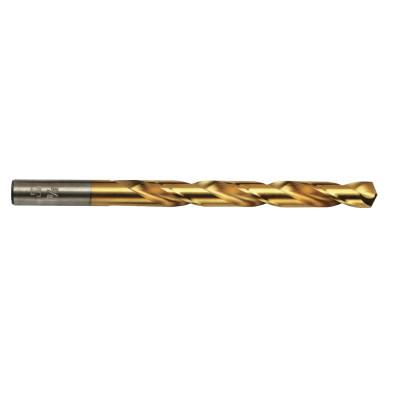 Stanley® Products Titanium Nitride Steel Fractl Straight Shank Jobber Length Drill Bit,11/64",Bulk, 63711