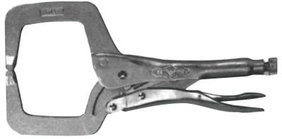 Stanley® Products The Original™ Locking C-Clamp with Regular Tips, 6 in L, 2-1/8 in Max, 1-1/2 in Throat D, 6R