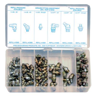 Precision Brand Precision Brand Grease Fitting Assortments, 95 per set, 12945