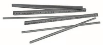 Precision Brand Rectangular Zinc Plated Keystocks, 1/2 in x 12 in x 3/4 in, 6 per bundle, 15550