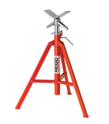 Ridge Tool Company VF-99 V-Head High Pipe Stand, 28 in to 52 in High, 22168