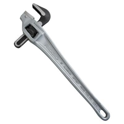 Ridge Tool Company Offset Pipe Wrenches, Alloy Steel Jaw, 18 in, 31125