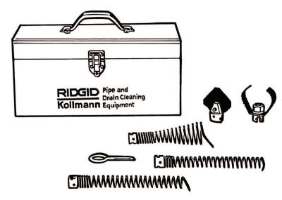 Ridge Tool Company Standard Equipment Tool Kit For K-60-SE, 61625