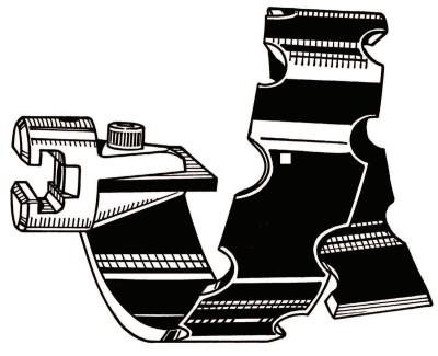 Ridge Tool Company Drain Cleaner Tools, Spiral Bar Cutter, 4 in, T-16, 61960