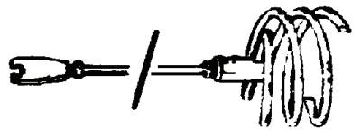 Ridge Tool Company Drain Cleaner Tools, Double Corkscrew, 3 in, T-306, 62075