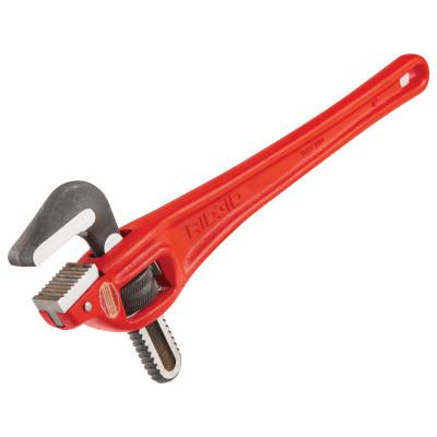 Ridge Tool Company Cast Iron Pipe Wrenches, Alloy Steel Jaw, 18 in, 89440