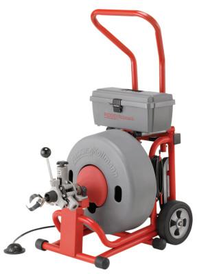 Ridge Tool Company Model K-6200 Drain Cleaners, 285 rpm, 3"-6" Pipe, 29 1/2" L, w/Inner Core Cable, 95732