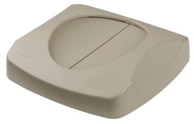 Newell Brands Deskside Wastebaskets, 28 1/8 qt, Plastic, Beige, FG295600BEIG