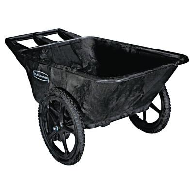 Newell Brands Big Wheel Agriculture Cart, 300-lb Cap, 32-3/4 x 58 x 28-1/4, Black, FG564200BLA