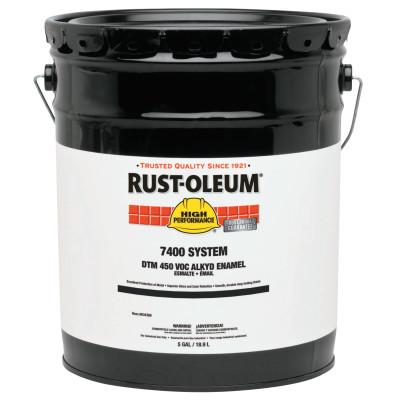 Rust-Oleum® Industrial High Performance 7400 System DTM Alkyd Enamels,1 Gal, Lt Neutral Gray, SemiGloss, 7280402