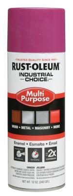 Rust-Oleum® Industrial Industrial Choice 1600 System Enamel Aerosols,12oz, OSHA Safety Purple, Hi-Gloss, 1670830
