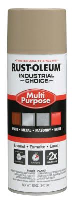 Rust-Oleum® Industrial Industrial Choice 1600 System Enamel Aerosols, 12 oz, Beige, High-Gloss, 1671830