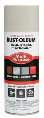 Rust-Oleum® Industrial Industrial Choice 1600 System Enamel Aerosols, 12 oz, Almond, High-Gloss, 1672830