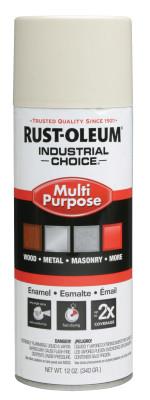 Rust-Oleum® Industrial Industrial Choice 1600 System Enamel Aerosols, 12 oz, Antique White, High-Gloss, 1696830