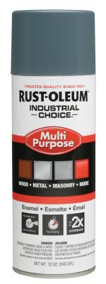 Rust-Oleum® Industrial Industrial Choice 1600 System Enamel Aerosols, 12 oz, Machinery Gray, High-Gloss, 202214