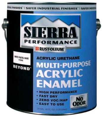 Rust-Oleum® Industrial Sierra Performance Beyond Multi Purpose Acrylic Enamels, 1 Gal,Pastel Base,Satin, 208040
