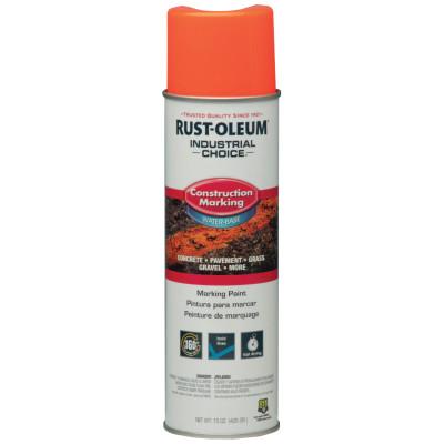 Rust-Oleum® Industrial Industrial Choice M1400 Construction Marking Paint,15oz Aerosol, Neon Green, 264700