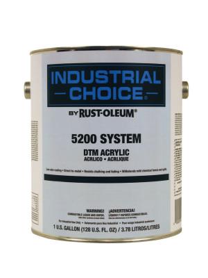 Rust-Oleum® Industrial Commercial 5200 System DTM Acrylics, White, Semi-Gloss, 5293402