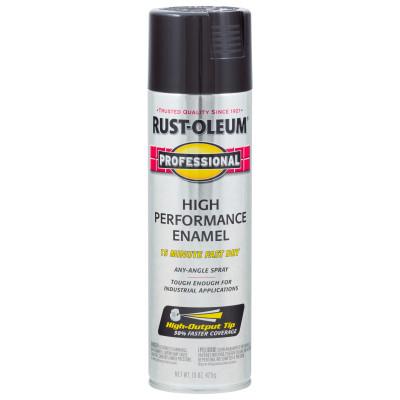 Rust-Oleum® Industrial High Performance Enamel Spray Paints, 15 oz, Yellow, Gloss Finish, 7543838