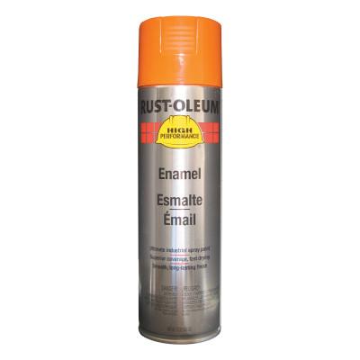 Rust-Oleum® Industrial High Performance V2100 System Enamel Aerosol, 15 oz Can, Safety Orange, Gloss, V2155838