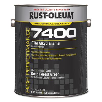 Rust-Oleum® Industrial High Performance V7400 System Fast Recoat Primers, 1 gal Tin, Gray, V7086402