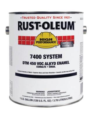 Rust-Oleum® Industrial High Performance 7400 System DTM Alkyd Enamels, 1 Gallon Can, Flat, X0060402