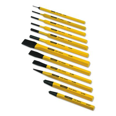 Stanley® Products 12-pc Cold Chisel and Punch Set, 3 Cold Chisels, 9 Punches, 16-299