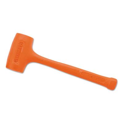 Stanley?? Products Compo-Cast?? Standard Head Soft Face Hammer, 18 oz Head, 1.60 in Diameter, Orange, 57-531