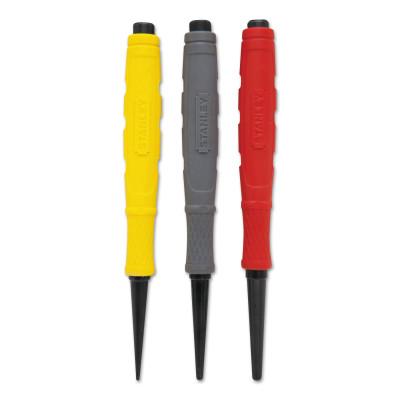 Stanley?? Products Cushion Grip Nail Sets, 3 Piece, Round, English, 58-930