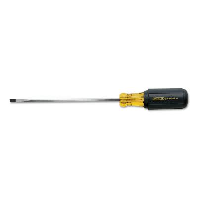 Stanley® Products Vinyl Grip, Light Blade, Cabinet Tip Screwdrivers, 3/16 in, 6 3/4 in Overall L, 66-096