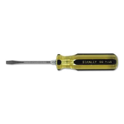 Stanley® Products 100 Plus Round Blade Standard Tip Screwdrivers, 7/32 in, 6 3/4 in Long, 66-163-A